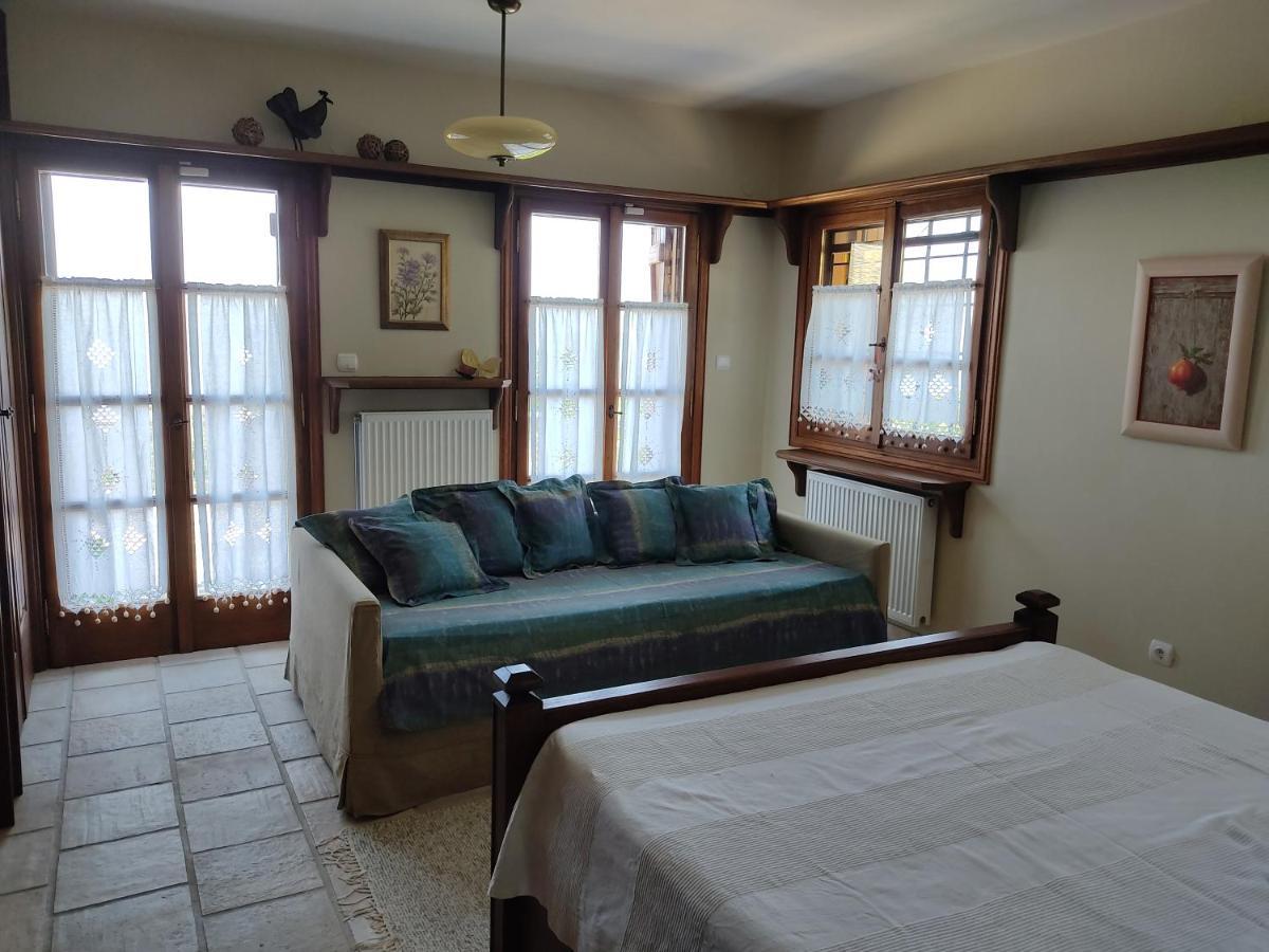 Cozy Blue Stone House With A Great Sea View. Villa Tsagarada Bagian luar foto