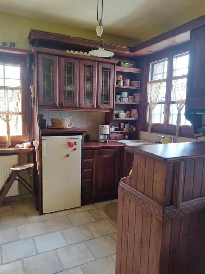Cozy Blue Stone House With A Great Sea View. Villa Tsagarada Bagian luar foto