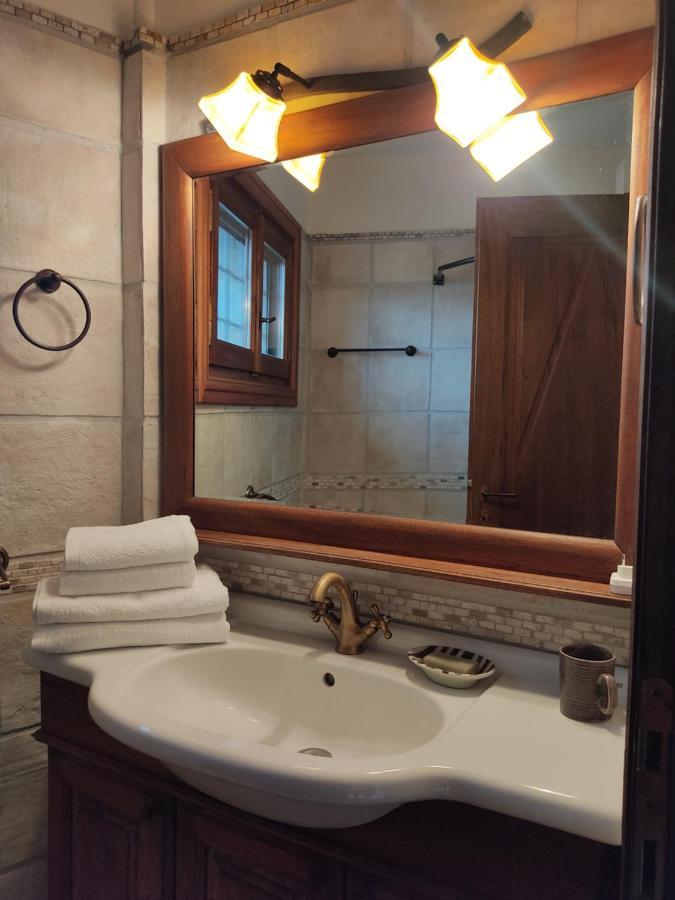 Cozy Blue Stone House With A Great Sea View. Villa Tsagarada Bagian luar foto