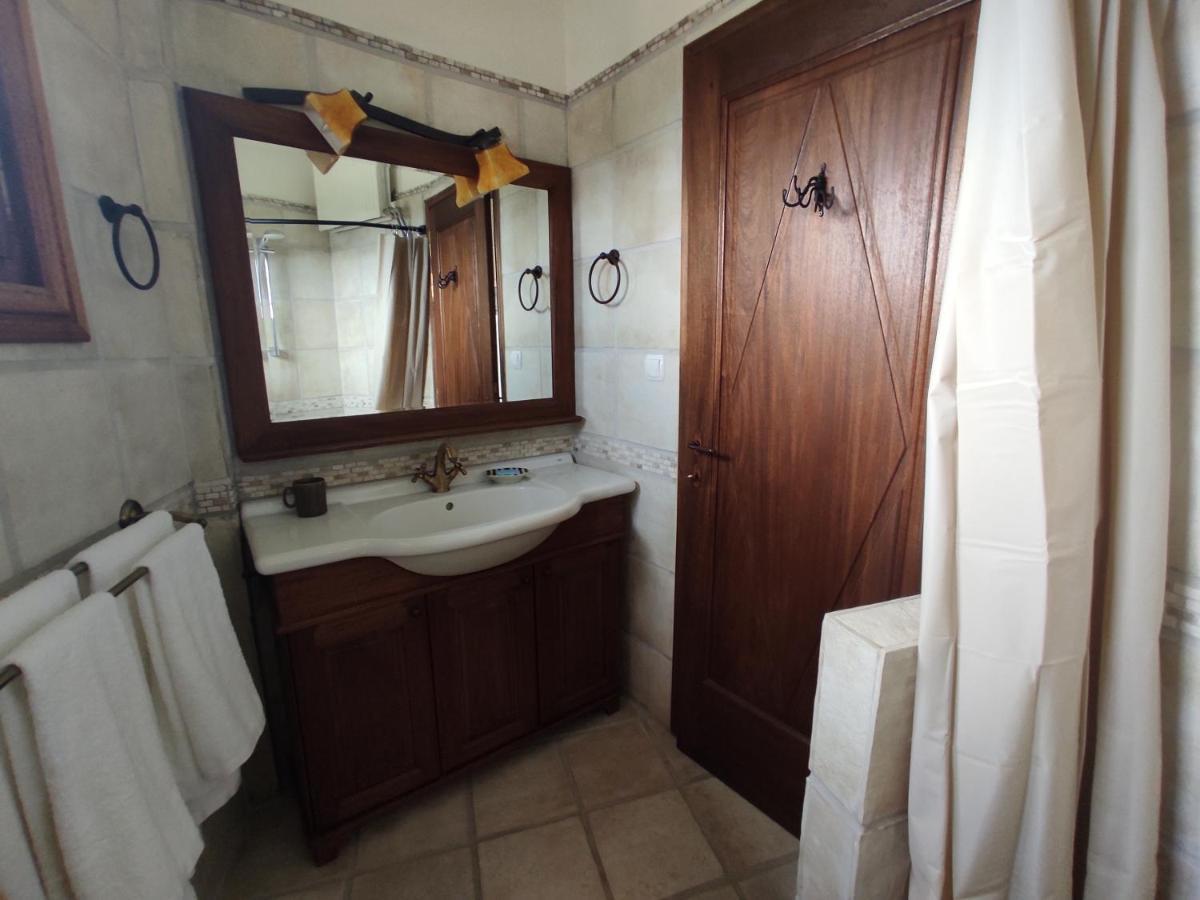 Cozy Blue Stone House With A Great Sea View. Villa Tsagarada Bagian luar foto